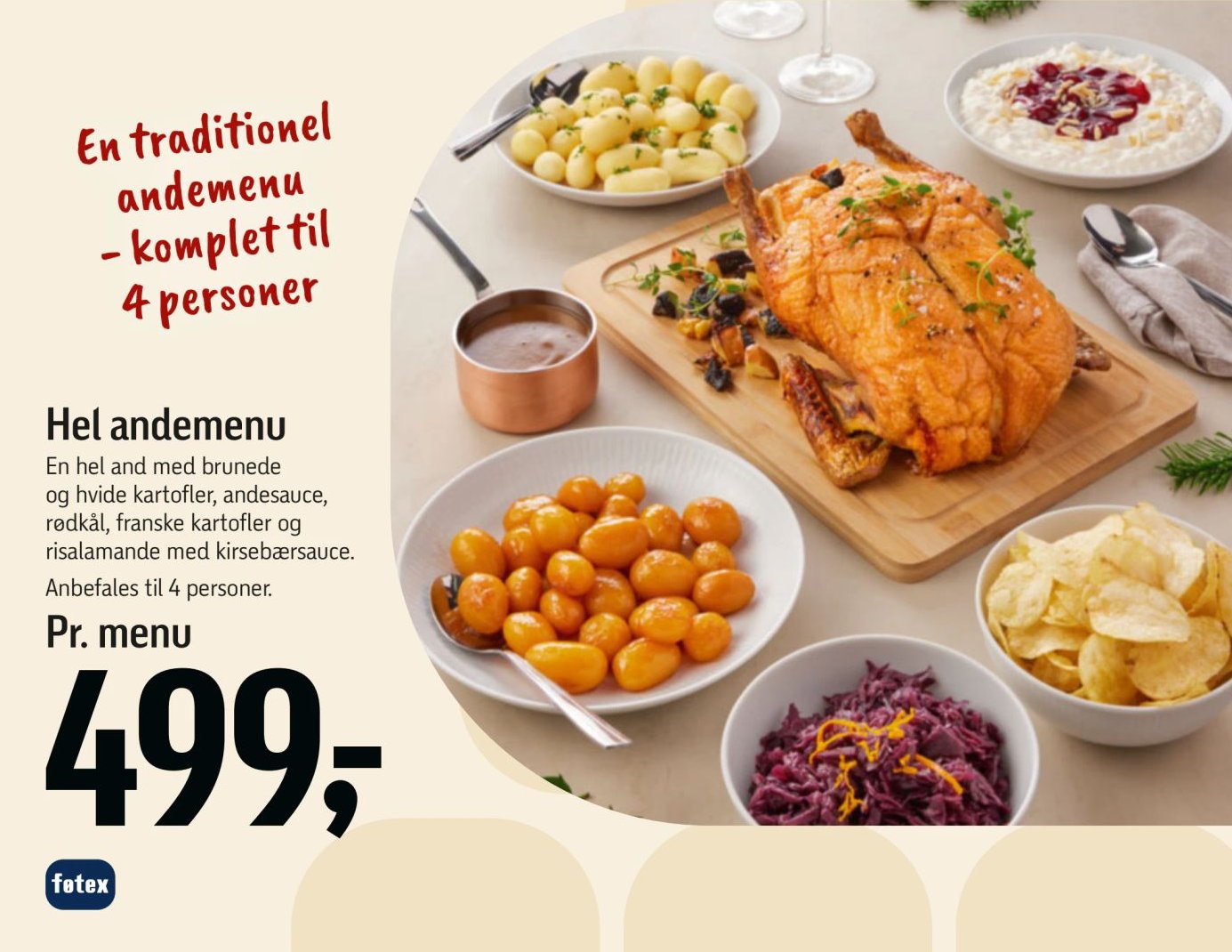 Hel andemenu – Føtex