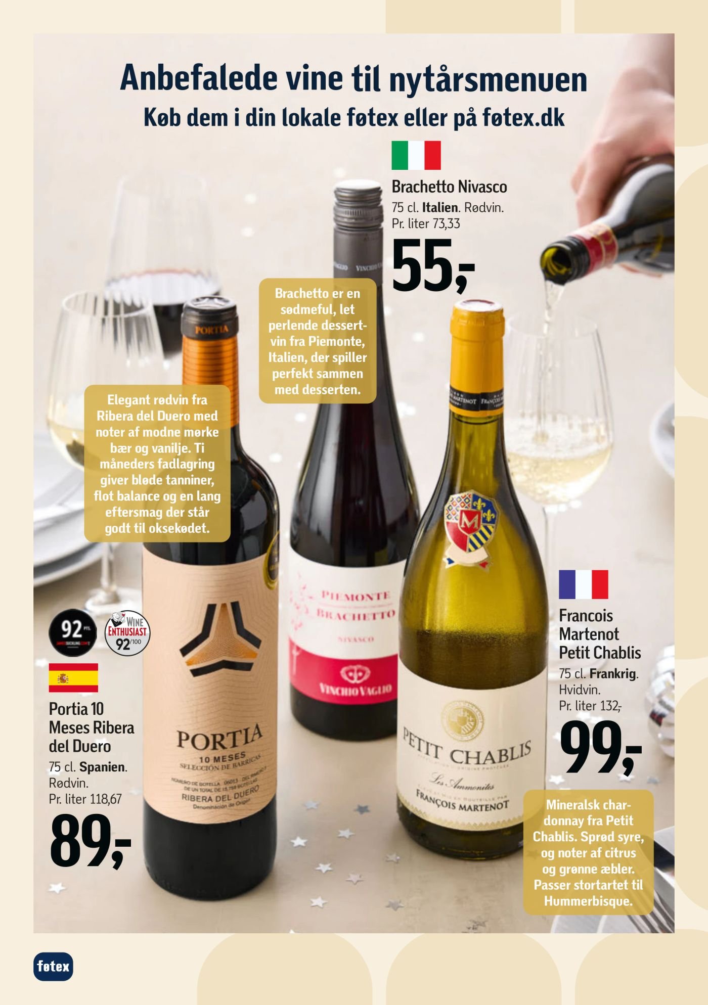 Portia 10 Meses Ribera del Duero 75 cl. Spanien. – Føtex