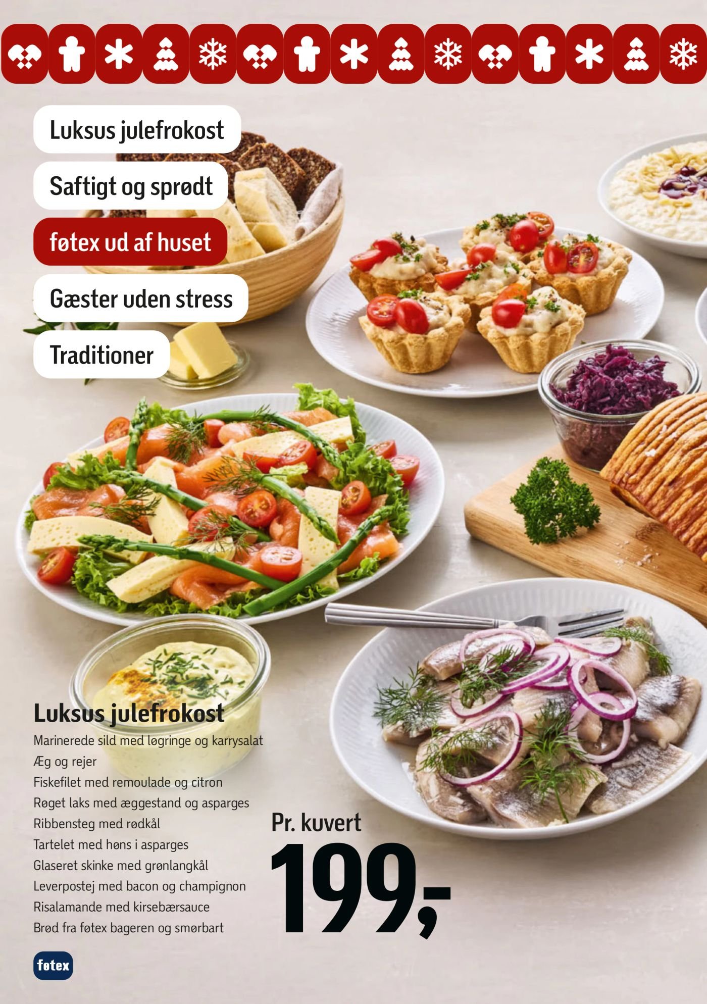 Luksus julefrokost Pr. kuvert – Føtex