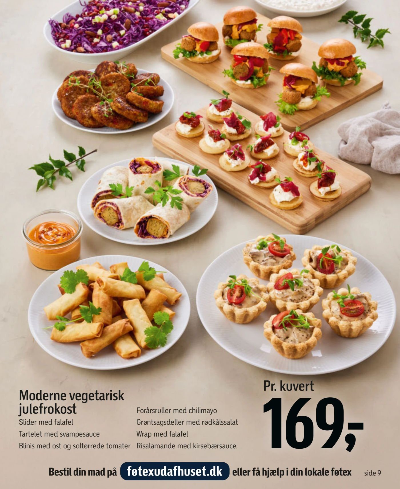 Moderne vegetarisk julefrokost – Føtex