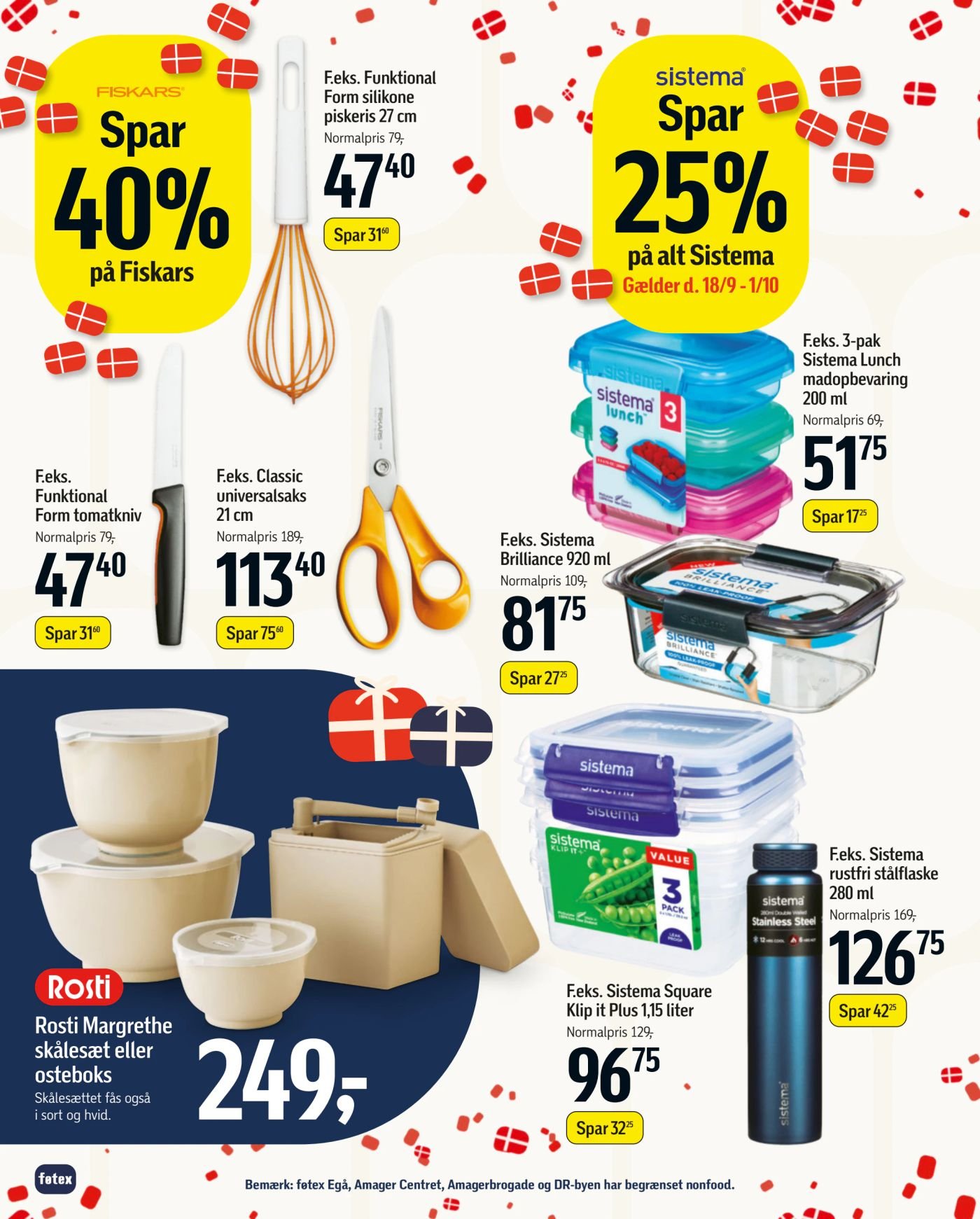 3-pak Sistema Lunch madopbevaring 200 ml – Føtex