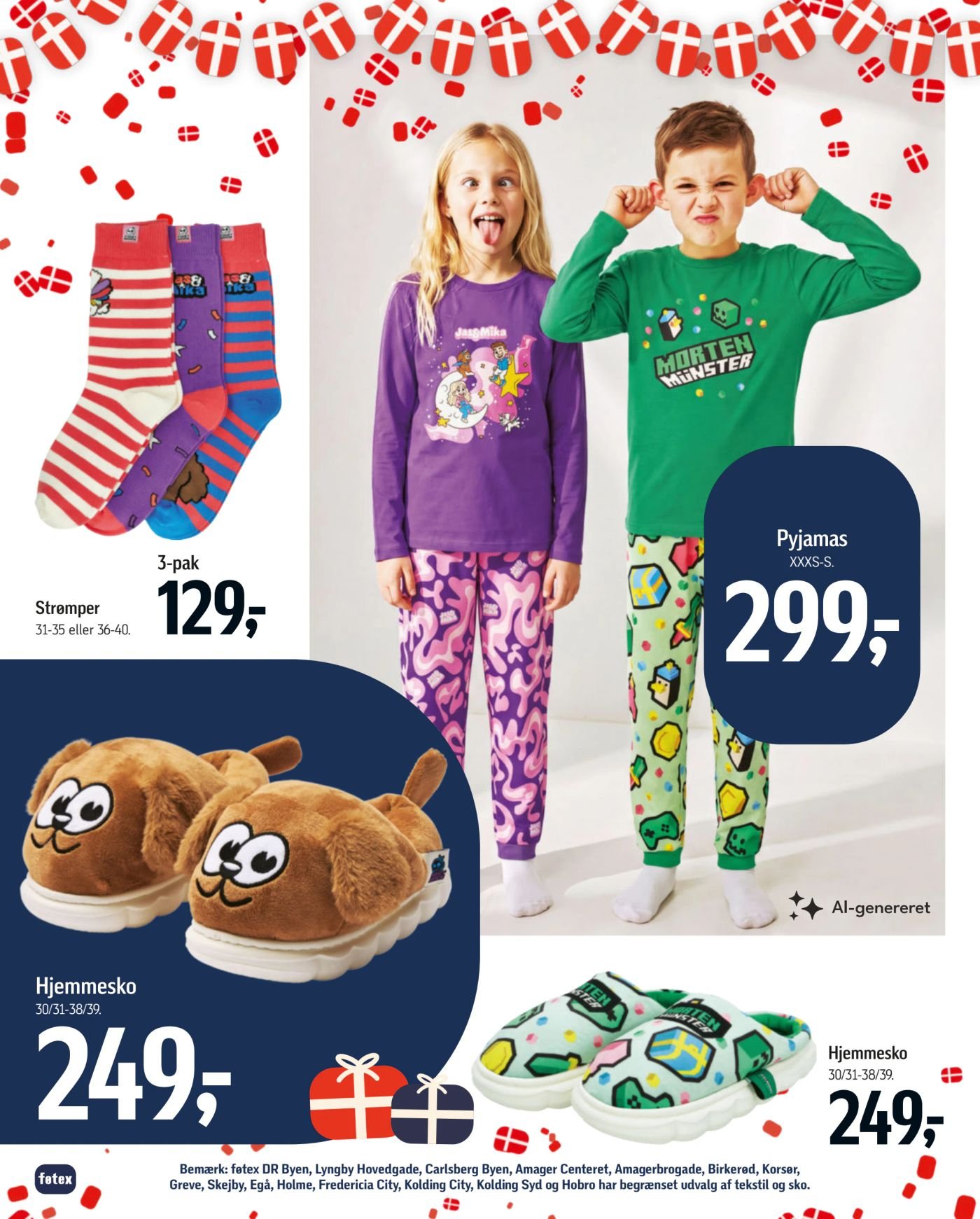Hjemmesko 30/31-38/39. – Føtex
