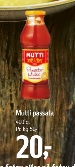 Mutti passata 400 g. – Føtex