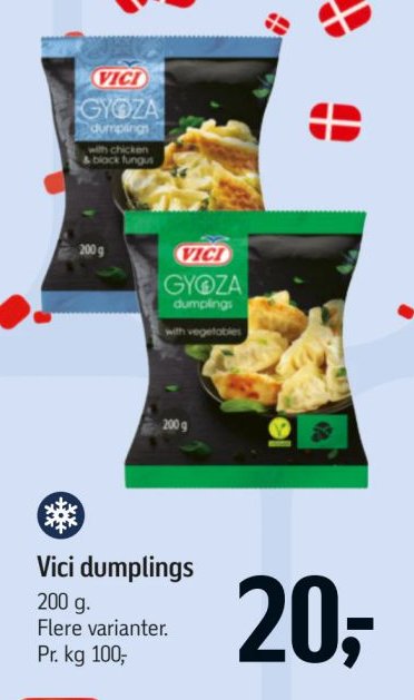 Vici dumplings 200 g. Flere varianter. – Føtex
