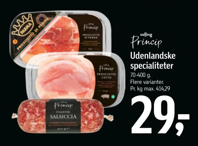 Udenlandske specialiteter 70-400 g. Flere varianter. – Føtex