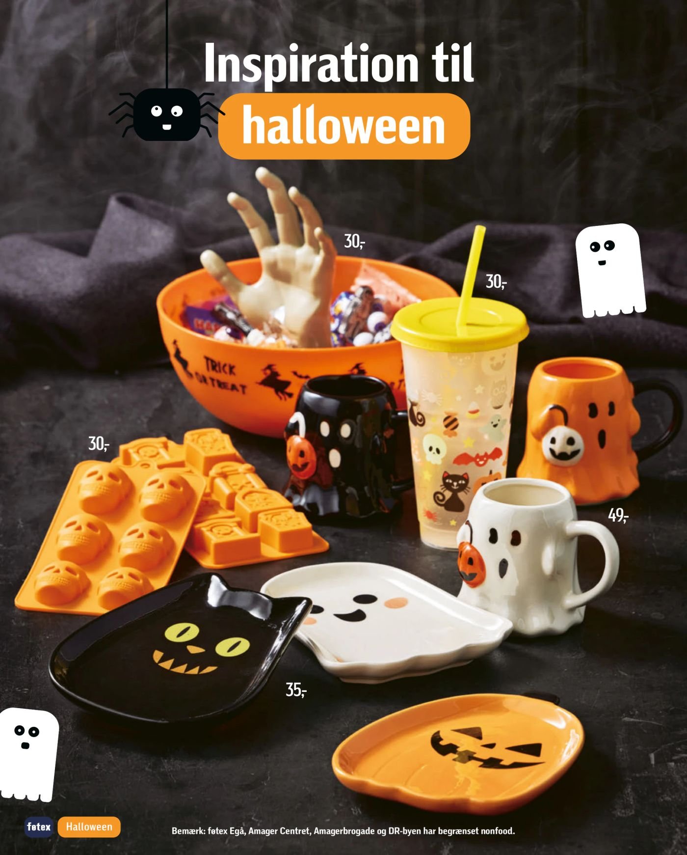 Halloween isforme isterningebakke – Føtex