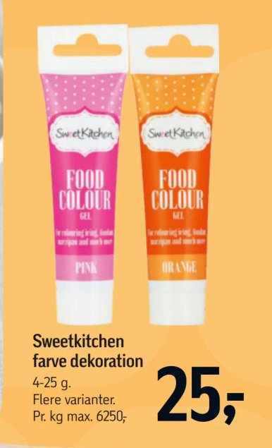 Sweetkitchen farve dekoration 4-25 g. Flere varianter. – Føtex