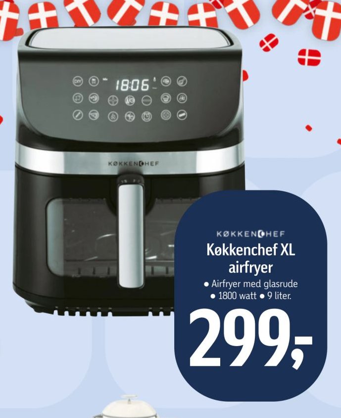 Køkkenchef XL airfryer – Føtex