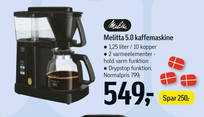 Melitta 5.0 kaffemaskine – Føtex