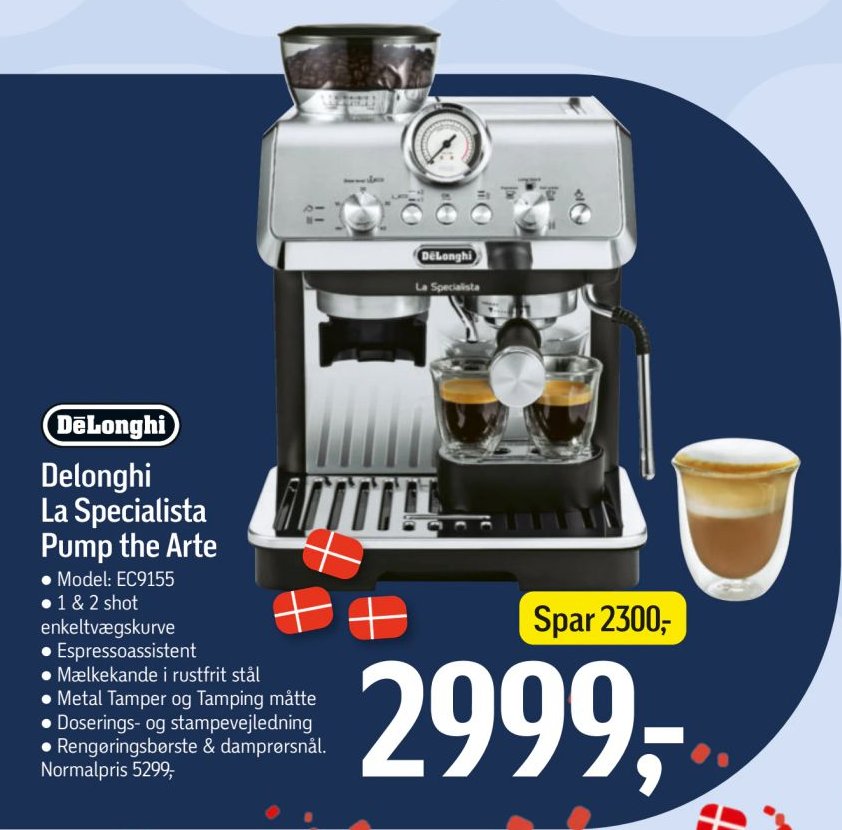 Delonghi La Specialista Pump the Arte – Føtex
