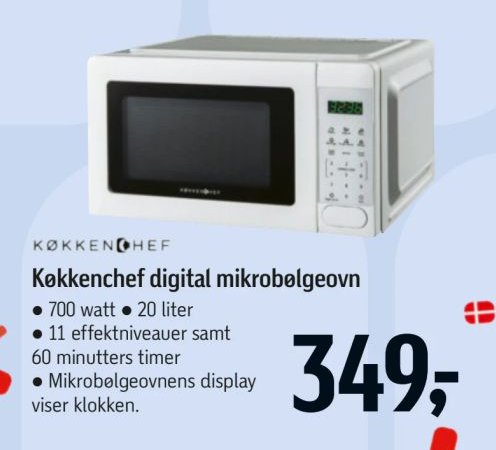 Køkkenchef digital mikrobølgeovn – Føtex