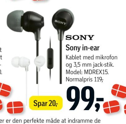 Sony in-ear – Føtex