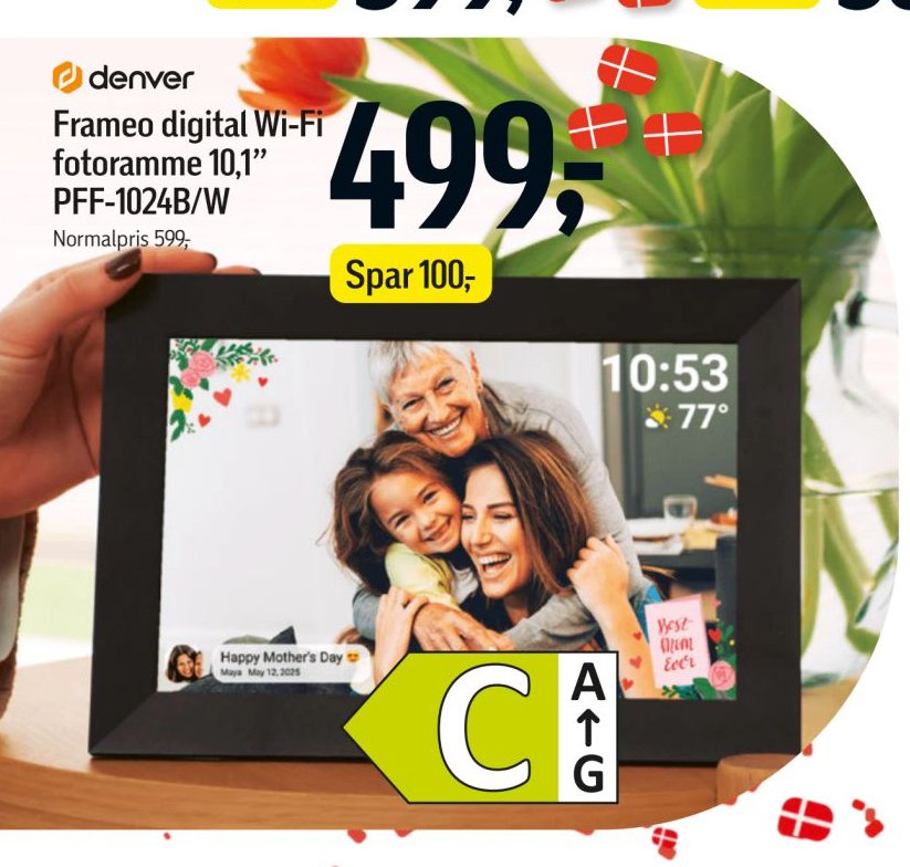 Frameo digital Wi-Fi 10,1" – Føtex