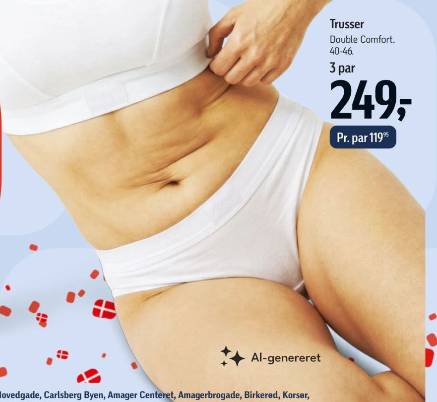 Trusser Double Comfort. 40-46 3 par – Føtex