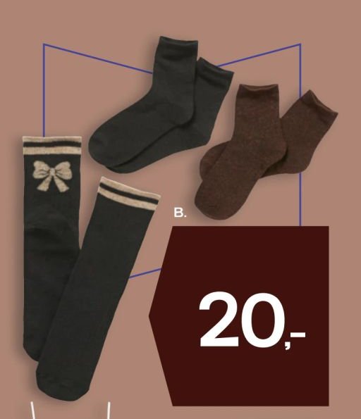 Glimmerstrømper, Onesize – Føtex