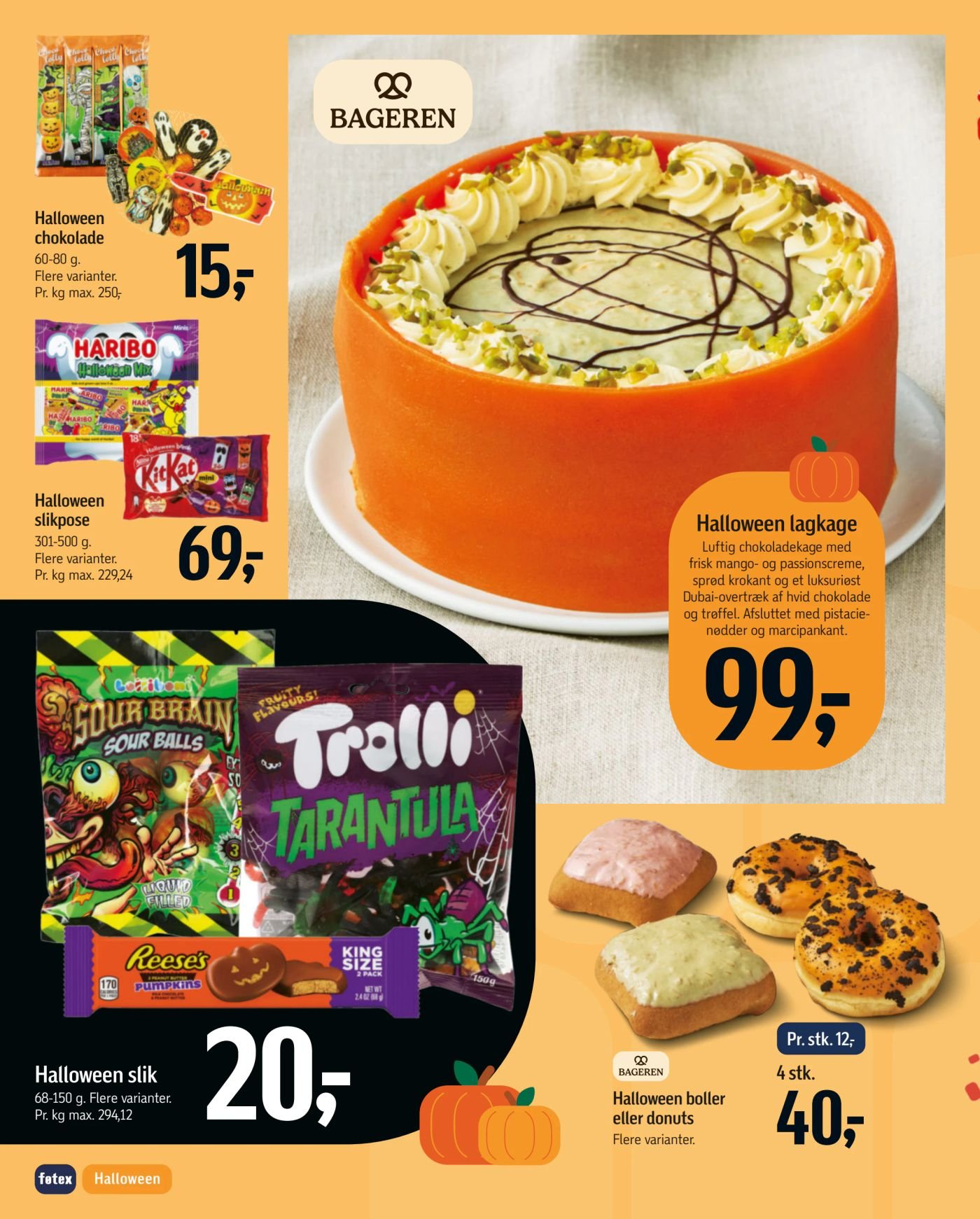 Halloween lagkage – Føtex