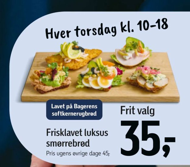 Frisklavet luksus smørrebrød Frit valg – Føtex