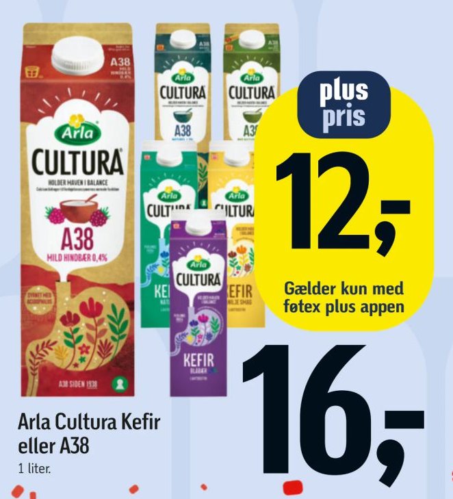 Arla Cultura Kefir eller A38 – Føtex
