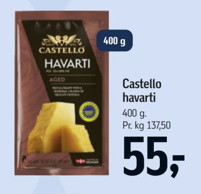 Castello havarti 400 g – Føtex