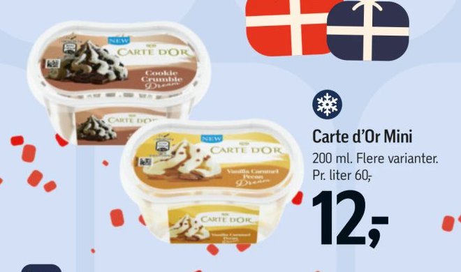 Carte d'Or Mini 200 ml. Flere varianter. Pr. liter 60,- – Føtex