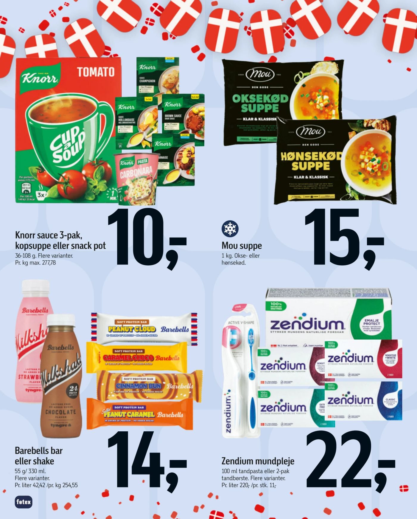 Barebells bar eller shake – Føtex