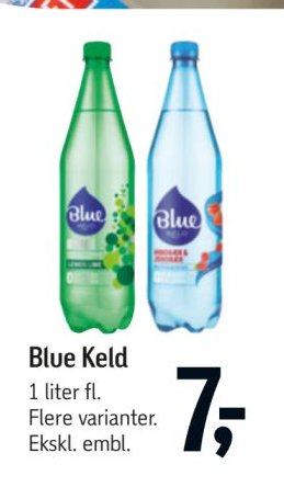 Blue Keld 1 liter fl. Flere varianter. Ekskl. embl. – Føtex