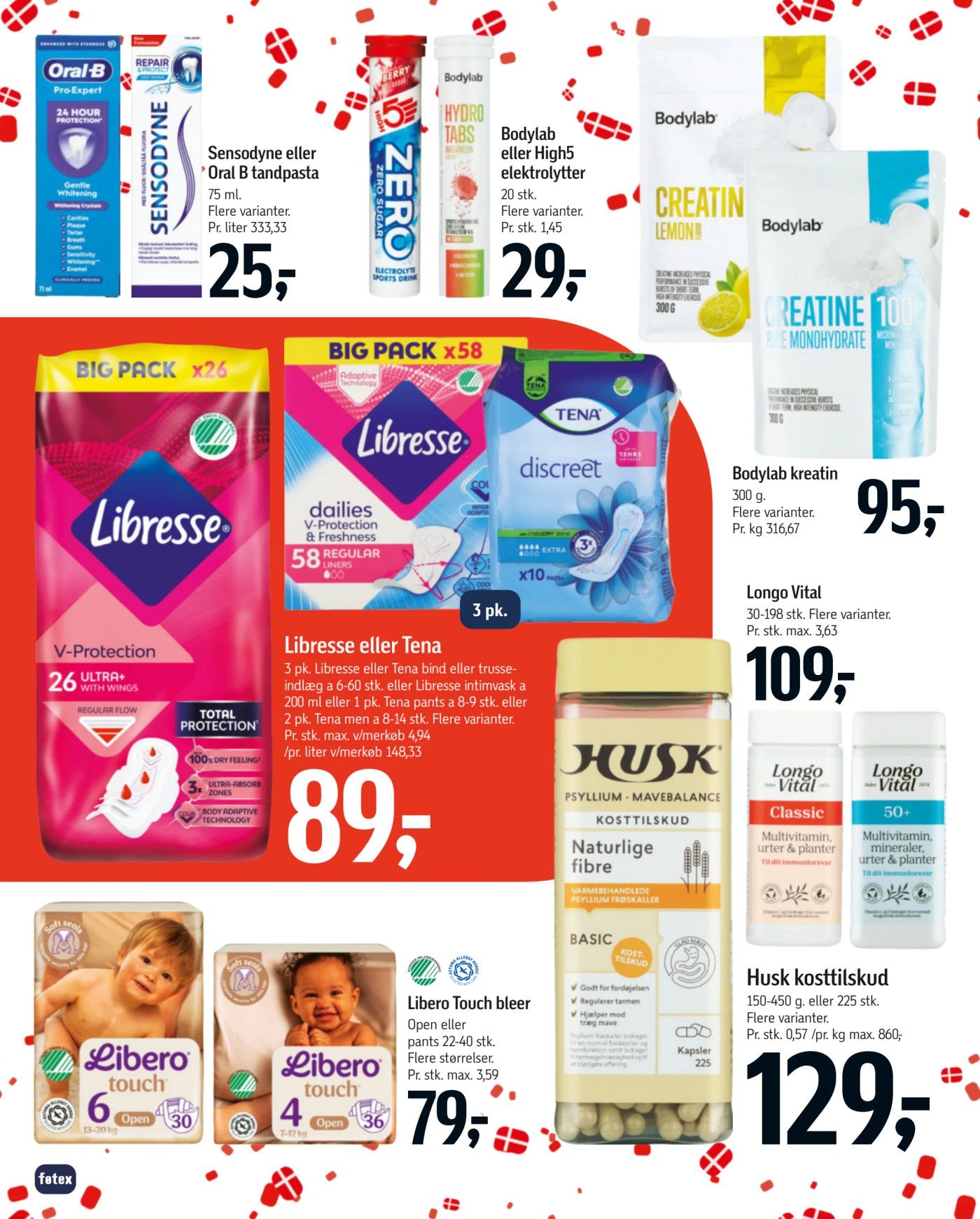 Husk kosttilskud 150-450 g. eller 225 stk. Flere varianter. – Føtex