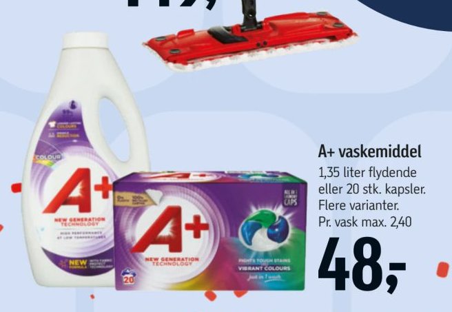 A+ vaskemiddel – Føtex