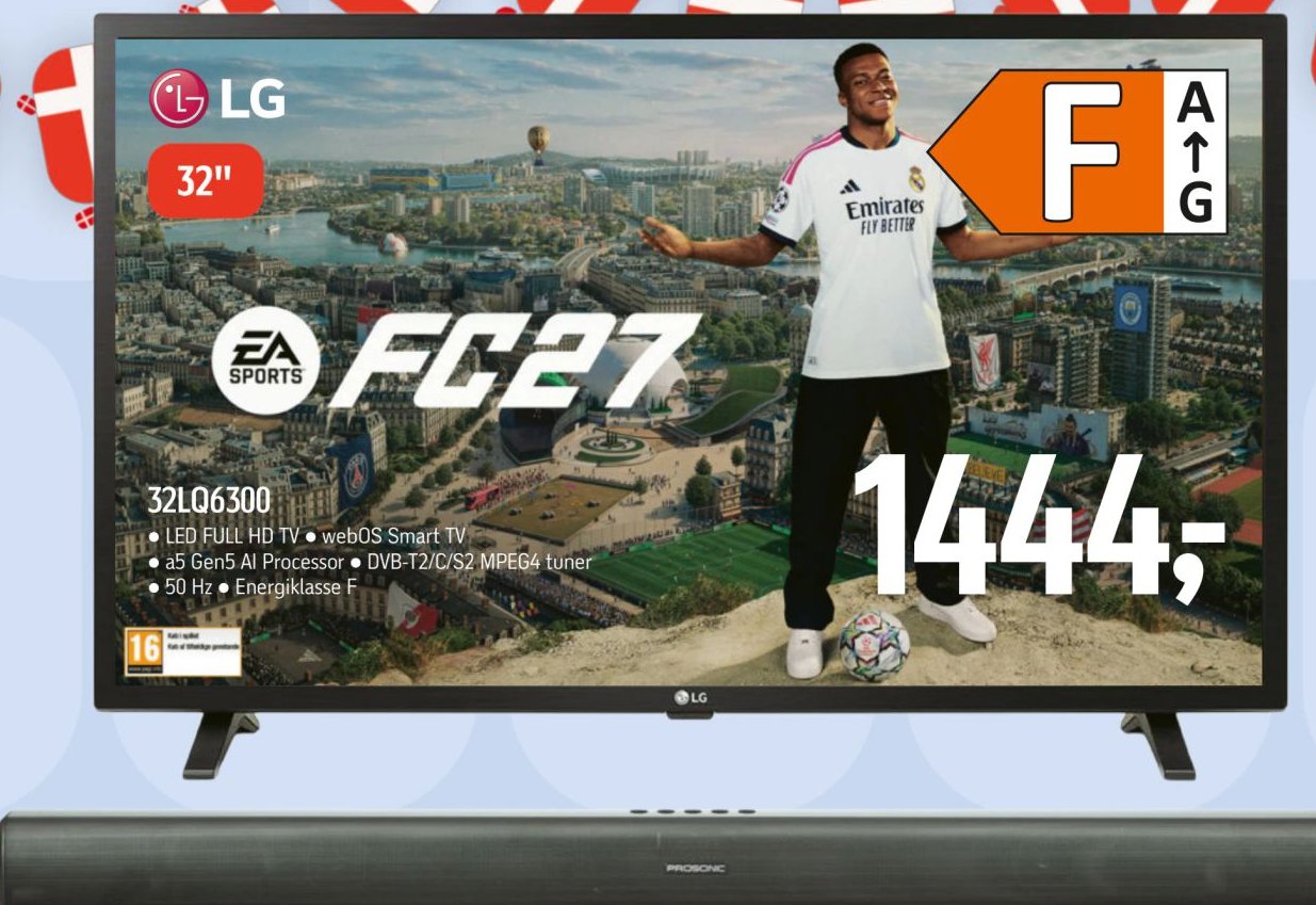 LG FC27 32LQ6300 LED FULL HD TV – Føtex