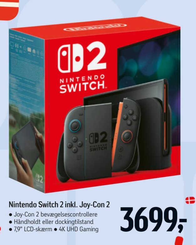 Nintendo Switch 2 inkl. Joy-Con 2 – Føtex