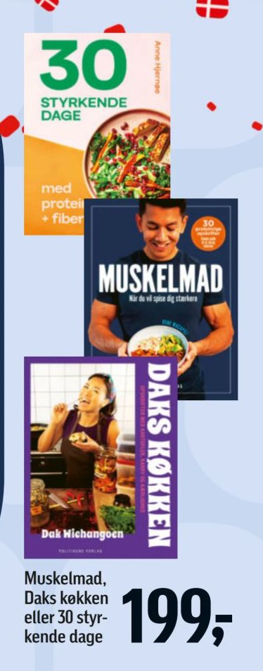 Muskelmad, Daks køkken eller 30 styrkende dage – Føtex