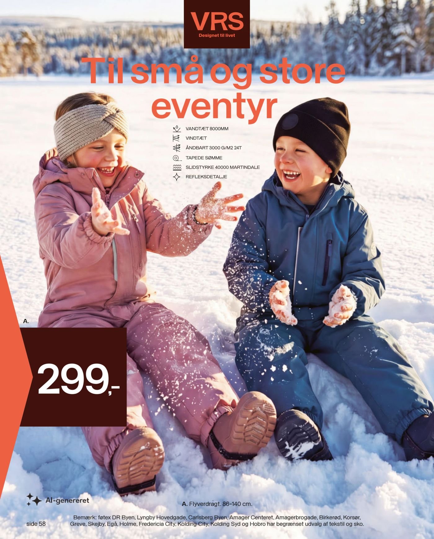 VRS Flyvedragt 86-140 cm – Føtex