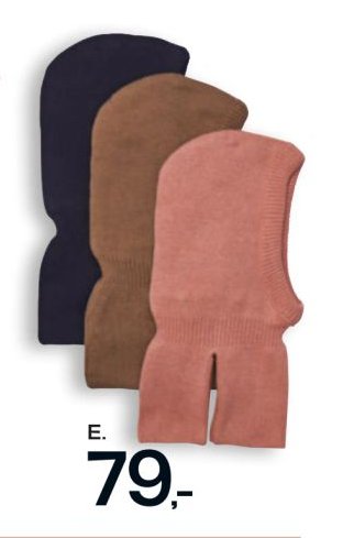 E. Elefanthue. Rosa, navy eller beige. 0-8 år. – Føtex