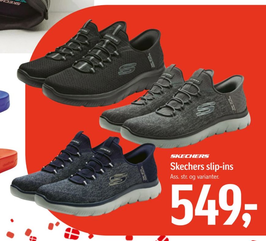 Skechers slip-ins Ass. str. og varianter. – Føtex