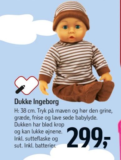 Dukke Ingeborg – Føtex