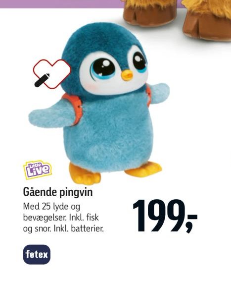 Gående pingvin – Føtex