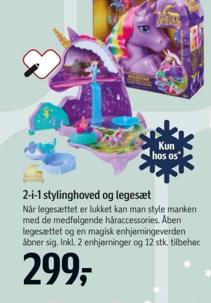 2-i-1 stylinghoved og legesæt – Føtex