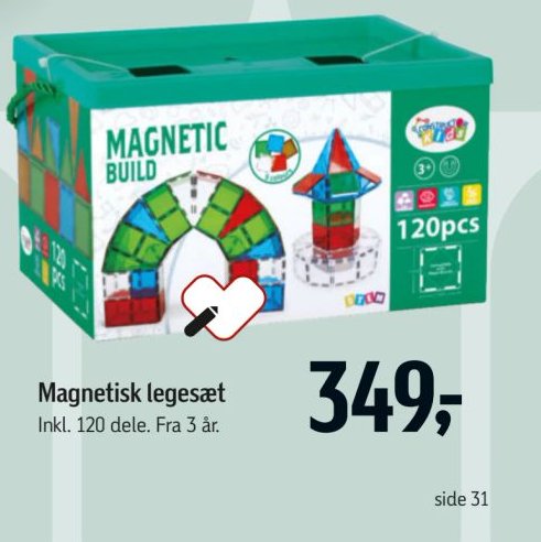 Magnetisk legesæt – Føtex