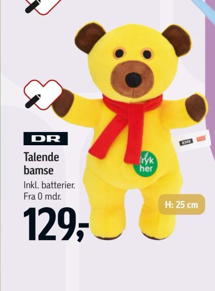 Talende bamse – Føtex