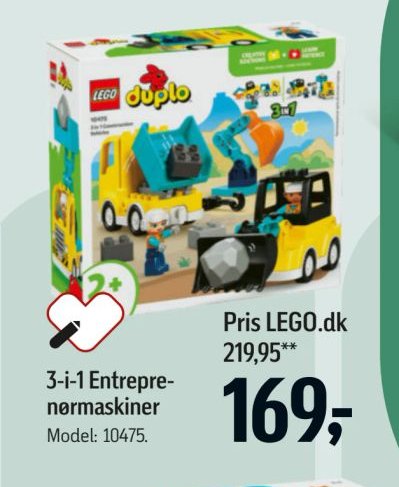 3-i-1 Entreprenørmaskiner – Føtex