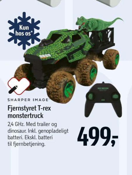 Fjernstyret T-rex monstertruck – Føtex