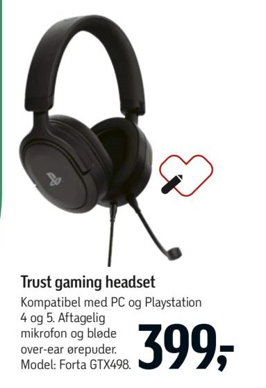 Trust gaming headset – Føtex
