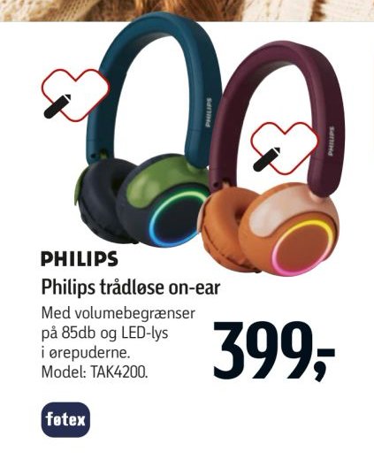 Philips trådløse on-ear – Føtex