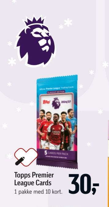 Topps Premier League Cards – Føtex