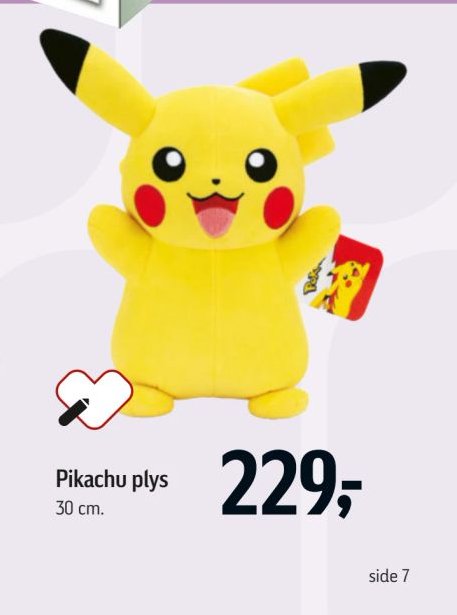 Pikachu plys – Føtex