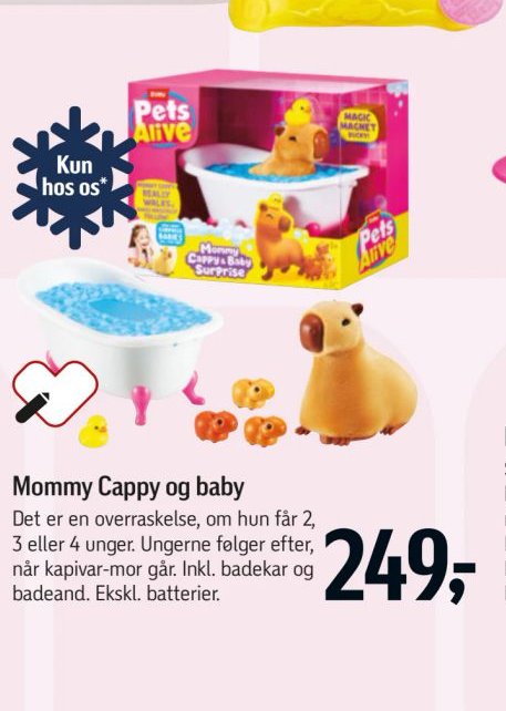Mommy Cappy og baby – Føtex