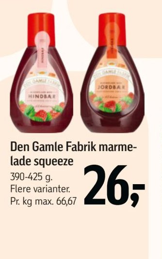 Den Gamle Fabrik marmelade squeeze – Føtex