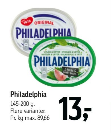 Philadelphia – Føtex