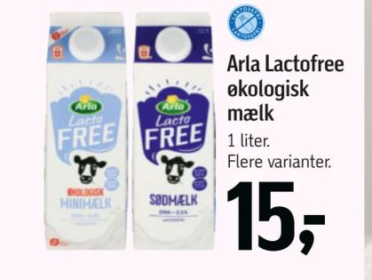 Arla Lactofree økologisk mælk – Føtex