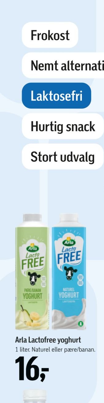 Arla Lactofree yoghurt – Føtex